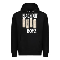 Black blackout boyz black Premium Hoodie - linhVisuals