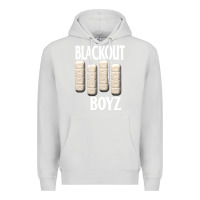 Dove Grey blackout boyz black Premium Hoodie - linhVisuals