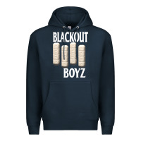 Navy blackout boyz black Premium Hoodie - linhVisuals