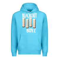 Ocean Blue blackout boyz black Premium Hoodie - linhVisuals