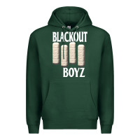 Sports Green blackout boyz black Premium Hoodie - linhVisuals