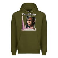 Army Green cry baby title Premium Hoodie - linhVisuals