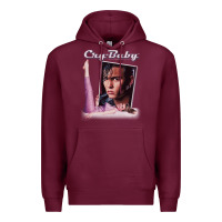 Burgundy cry baby title Premium Hoodie - linhVisuals