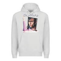 Dove Grey cry baby title Premium Hoodie - linhVisuals