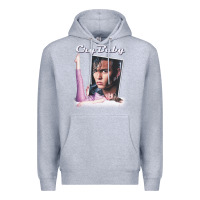 Heather Grey cry baby title Premium Hoodie - linhVisuals