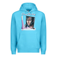 Ocean Blue cry baby title Premium Hoodie - linhVisuals