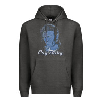 Charcoal Heather cry baby king cry baby Premium Hoodie - linhVisuals
