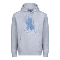 Heather Grey cry baby king cry baby Premium Hoodie - linhVisuals