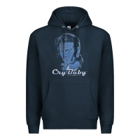Navy cry baby king cry baby Premium Hoodie - linhVisuals