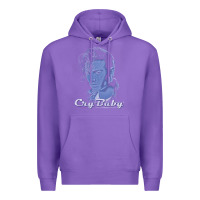 Purple cry baby king cry baby Premium Hoodie - linhVisuals