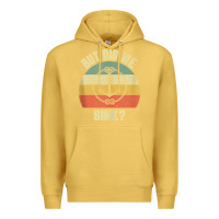 Antique Gold mens funny boating shirt but did we sink rope anchor boat captain tank Premium Hoodie - linhVisuals