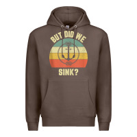 Coffee mens funny boating shirt but did we sink rope anchor boat captain tank Premium Hoodie - linhVisuals