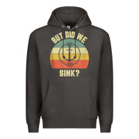 Smoke mens funny boating shirt but did we sink rope anchor boat captain tank Premium Hoodie - linhVisuals