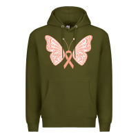 Army Green gynecologic cancer support t  shirt gynecological cancer awareness pea Premium Hoodie - linhVisuals