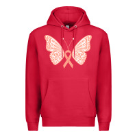 Cardinal gynecologic cancer support t  shirt gynecological cancer awareness pea Premium Hoodie - linhVisuals