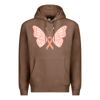 Chestnut gynecologic cancer support t  shirt gynecological cancer awareness pea Premium Hoodie - linhVisuals
