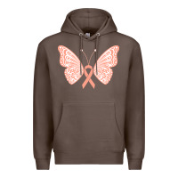 Coffee gynecologic cancer support t  shirt gynecological cancer awareness pea Premium Hoodie - linhVisuals