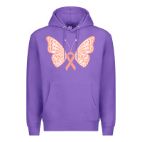 Purple gynecologic cancer support t  shirt gynecological cancer awareness pea Premium Hoodie - linhVisuals