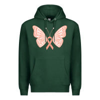 Sports Green gynecologic cancer support t  shirt gynecological cancer awareness pea Premium Hoodie - linhVisuals