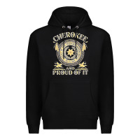 Black cherokee native american and proud of t shirt Premium Hoodie - linhVisuals