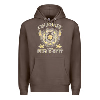 Coffee cherokee native american and proud of t shirt Premium Hoodie - linhVisuals