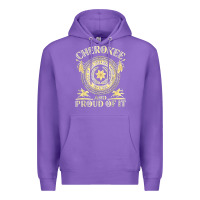 Purple cherokee native american and proud of t shirt Premium Hoodie - linhVisuals