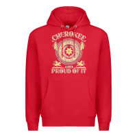 Red cherokee native american and proud of t shirt Premium Hoodie - linhVisuals
