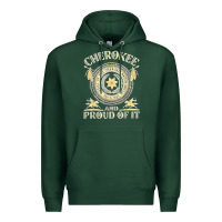 Sports Green cherokee native american and proud of t shirt Premium Hoodie - linhVisuals