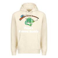 Sandshell kids papa's fishing buddy grandson or granddaughter fish t shirt Premium Hoodie - linhVisuals