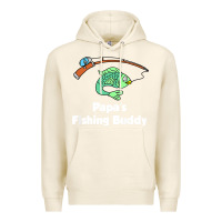 Tofu kids papa's fishing buddy grandson or granddaughter fish t shirt Premium Hoodie - linhVisuals