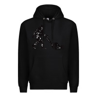 Black mens mowing bigfoot   golf course superintendent maintenance turf t sh Premium Hoodie - linhVisuals