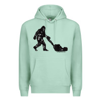 Seafoam mens mowing bigfoot   golf course superintendent maintenance turf t sh Premium Hoodie - linhVisuals
