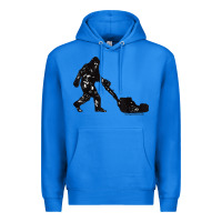 True Royal mens mowing bigfoot   golf course superintendent maintenance turf t sh Premium Hoodie - linhVisuals