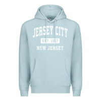 Blue Mist jersey city new jersey nj vintage established sports design pullover h Premium Hoodie - linhVisuals