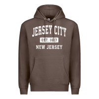 Coffee jersey city new jersey nj vintage established sports design pullover h Premium Hoodie - linhVisuals