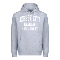 Heather Grey jersey city new jersey nj vintage established sports design pullover h Premium Hoodie - linhVisuals