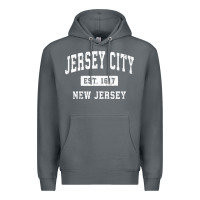 Rock jersey city new jersey nj vintage established sports design pullover h Premium Hoodie - linhVisuals