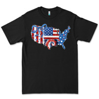 Black America map Premium Tee - CowhideDigitalArt