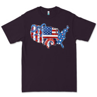 Plum America map Premium Tee - CowhideDigitalArt