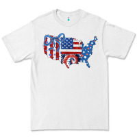White America map Premium Tee - CowhideDigitalArt