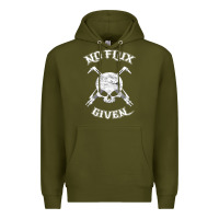 Army Green no flux given   funny welder tee shirt for welding dads Premium Hoodie - linhVisuals