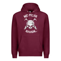 Burgundy no flux given   funny welder tee shirt for welding dads Premium Hoodie - linhVisuals