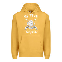 Mustard no flux given   funny welder tee shirt for welding dads Premium Hoodie - linhVisuals