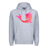 Heather Grey mermaid t  shirt pink mermaid t  shirt Premium Hoodie - linhVisuals