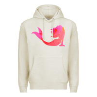 Oatmeal Heather mermaid t  shirt pink mermaid t  shirt Premium Hoodie - linhVisuals