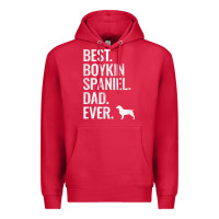 Cardinal mens best boykin spaniel dad ever   cool dog owner gift Premium Hoodie - linhVisuals