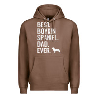 Chestnut mens best boykin spaniel dad ever   cool dog owner gift Premium Hoodie - linhVisuals