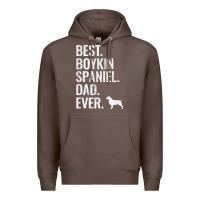 Coffee mens best boykin spaniel dad ever   cool dog owner gift Premium Hoodie - linhVisuals