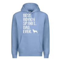 Colony Blue mens best boykin spaniel dad ever   cool dog owner gift Premium Hoodie - linhVisuals