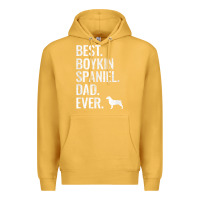 Mustard mens best boykin spaniel dad ever   cool dog owner gift Premium Hoodie - linhVisuals